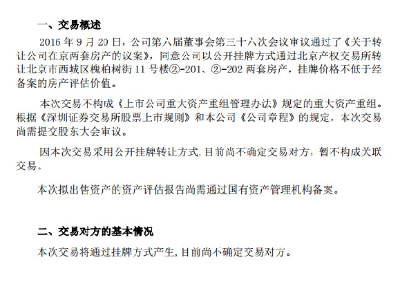 *ST宁通B买房12年赚16倍抹平亏损 集合竞价期涨停