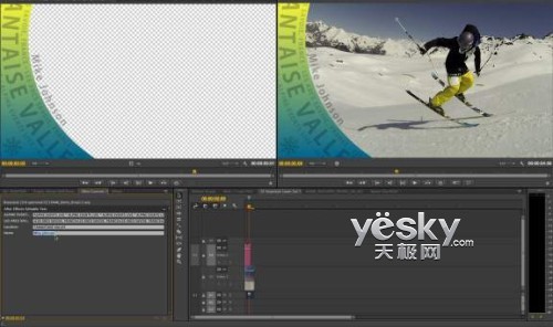 图示：在 Premiere Pro 中编辑 After Effects 文本模板