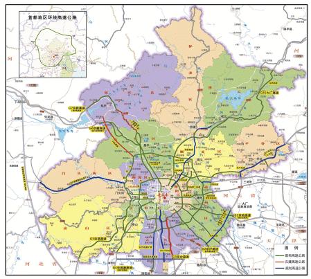 图6　高速公路网布局示意图