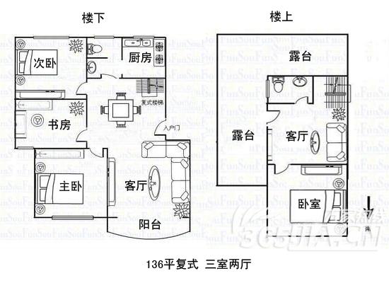 缤纷南国户型图