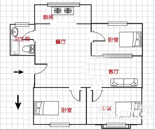 合肥光明小区户型图